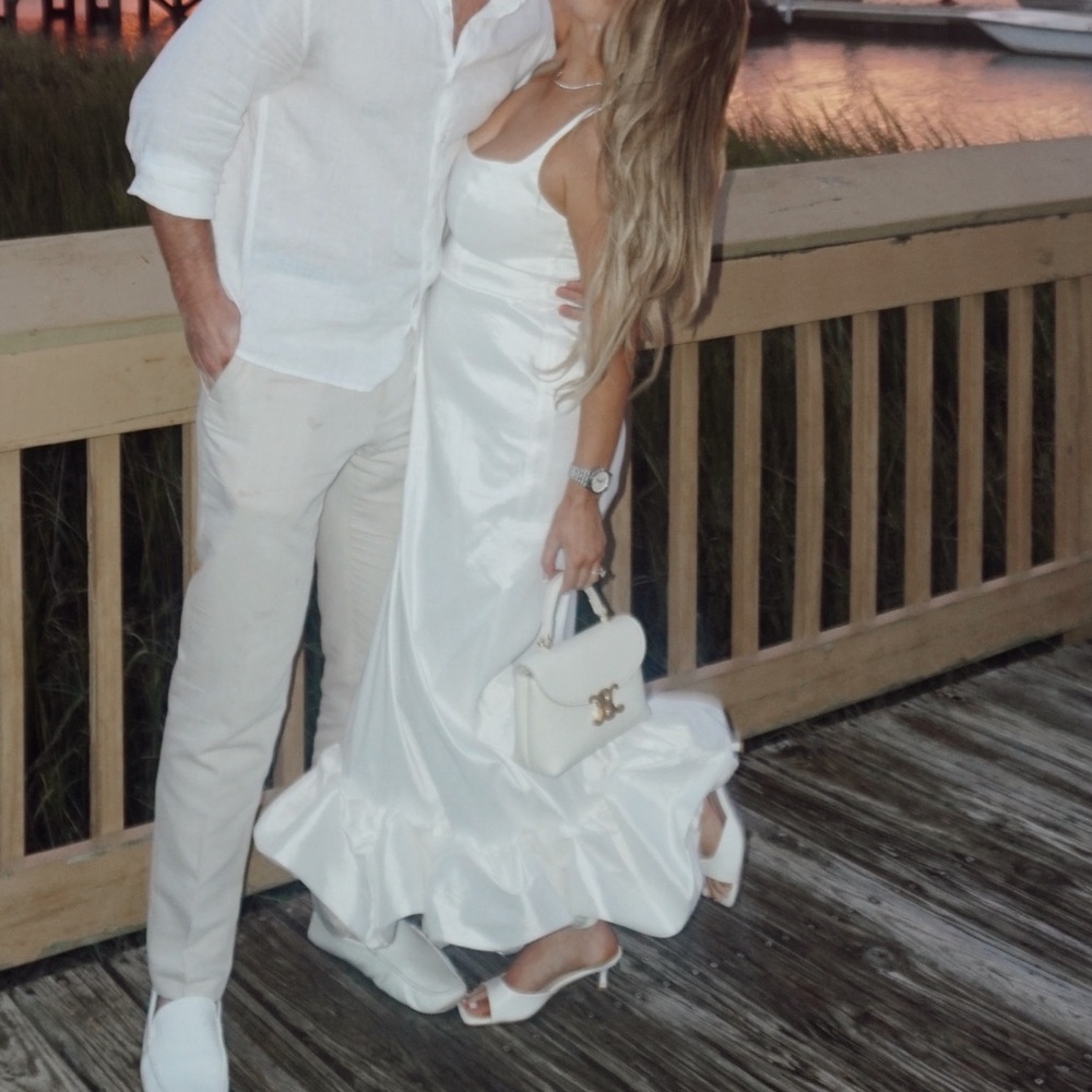 Show Me Your MuMu Rebecca White Midi Dress - Picture 6 of 9